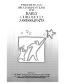 Principles and Recommendations for Early Childhood Assessments