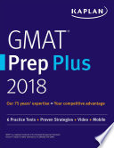 GMAT Prep Plus 2018 Book
