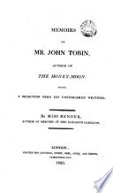 Memoirs of Mr. John Tobin