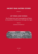 Of Vines and Wines Book