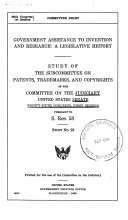 Government Assistance to Invention and Research