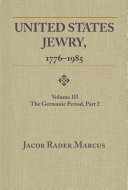 United States Jewry, 1776-1985 [Pdf/ePub] eBook
