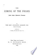 The Coming of the Friars Book