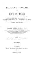 Religious Thought and Life in India Pdf/ePub eBook