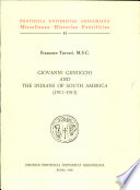 Giovanni Genocchi and the Indians of South America, 1911-1913