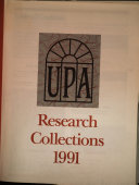 UPA Research Collections