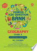 Most Likely Question Bank for Geography  ICSE Class 10 for 2022 Examination Book