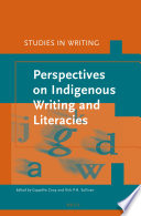 Perspectives on Indigenous writing and literacies Book