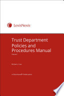 Trust Department Policies and Procedures