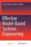 Effective Model-based Systems Engineering