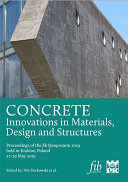 CONCRETE Innovations in Materials, Design and Structures