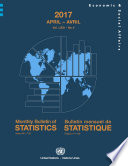 Monthly Bulletin Of Statistics April 2017