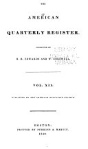 The Quarterly Register and Journal of the American Education Society