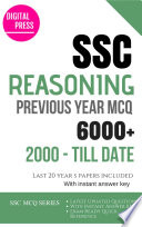 SSC REASONING MULTIPLE CHOICE QUESTIONS CATEGORYWISE