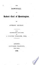 The Downfall of Robert Earl of Huntington Book