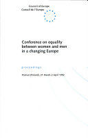 Conference on Equality Between Women and Men in a Changing Europe
