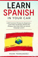 Learn Spanish In Your Car Book