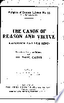 The Canon of Reason and Virtue  Lao Tze s Tao Teh King 