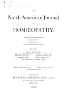 The North American Journal of Homeopathy