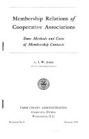 Membership Relations of Cooperative Associations