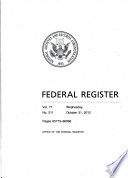 Federal Register Book PDF