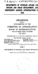 Departments of Veterans Affairs and Housing and Urban Development, and independent agencies appropriations for 1990