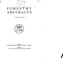Forestry Abstracts