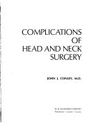 Complications of Head and Neck Surgery Book