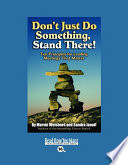 Dont Just Do Something  Stand There  Book