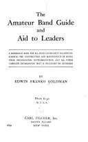 The Amateur Band Guide and Aid to Leaders Book