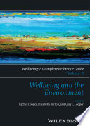 Wellbeing  A Complete Reference Guide  Wellbeing and the Environment