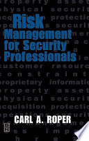 Risk Management for Security Professionals Book