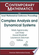 Complex Analysis and Dynamical Systems Book