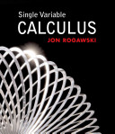 Single Variable Calculus Book