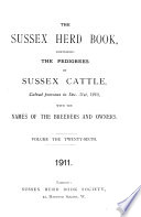 The Sussex Herd Book Book