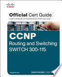 Book CCNP Routing and Switching SWITCH 300 115 Official Cert Guide Cover