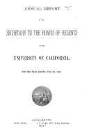 Annual Report of the Secretary to the Board of Regents