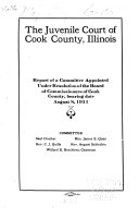 The Juvenile Court of Cook County, Illinois