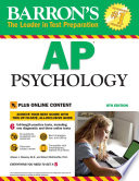 Book Barron s AP Psychology with Online Tests Cover