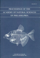 Proceedings of The Academy of Natural Sciences  Vol  141  1989 