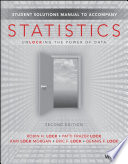 Student Solutions Manual to accompany Statistics: Unlocking the Power of Data, 2e