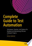 Complete Guide to Test Automation Book