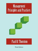 Management Principles and Practices   Book
