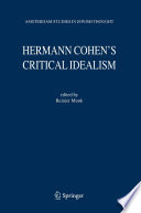 Hermann Cohen's Critical Idealism