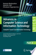 Advances in Computer Science and Information Technology  Computer Science and Information Technology Book