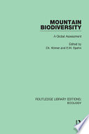 Mountain Biodiversity Book