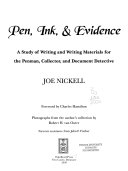 Pen  Ink    Evidence