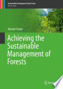 Achieving the Sustainable Management of Forests Book