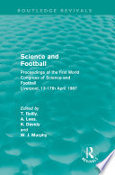 Science and Football  Routledge Revivals  Book