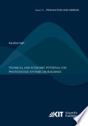 Technical and economic potential for photovoltaic systems on buildings Book